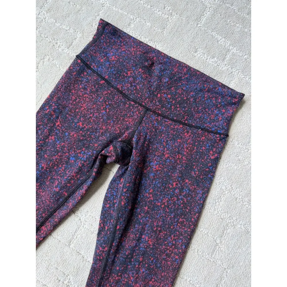 Lululemon Leggings Women's Wunder Under Pant Splatter Stretch